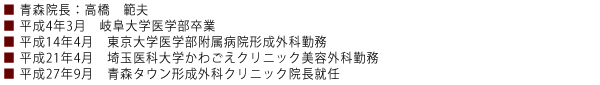 青森院長:田﨑 治子