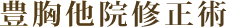 豊胸他院修正