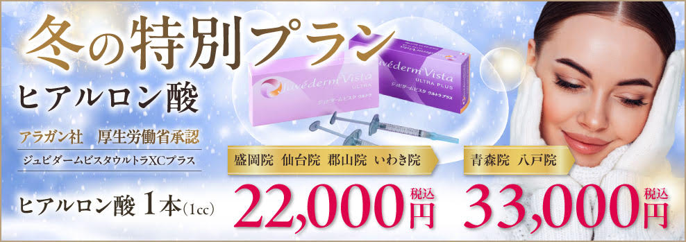 冬の特別プラン 大好評につき期間限定価格 盛岡院/仙台院/郡山院/いわき院
